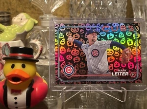 2024 Topps Update Halloween Jack O'Lantern #US278 Mark Leiter - Picture 1 of 2