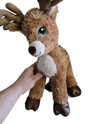 Build-A-Bear Reindeer Plush Blitzen/ Rudolph the Red Nose Reindeer Christmas 18” - Image 1 of 4