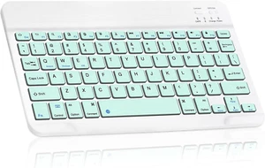 Ultra-Slim Bluetooth Rechargeable Keyboard for Xiaomi Mi 11X Pro and All Bluetoo - Picture 1 of 23