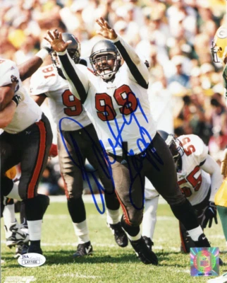 Warren Sapp Autographed 8x10 Photo (JSA) - Image 1 of 2