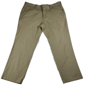 Nautica Pants Men's 40x30 Beacon Tailored Fit Flat Front Chino Light Beige - Picture 1 of 12