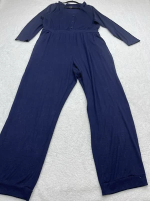 Mono Gap Mujer Azul Pierna Ancha Boho Retro Cómodo Elástico Talla XXL Alto Plus Foto 1 de 4