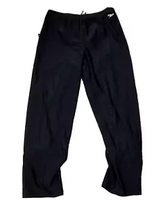 SPEEDO Womens Swimwear Beach Trousers Black Cover Up Modesty Relaxed UK M T - Picture 1 of 2