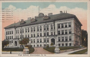 Carte postale Manchester New Hampshire lycée postée 1926 - Photo 1/2