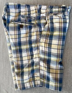 2009 GAP KIDS Beach Resort Madras Plaid Bermuda Summer Shorts 6 Yrs Navy Multi - Picture 1 of 5