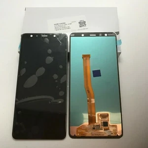 GENUINE SAMSUNG GALAXY A7 2018 A750F LCD SERVICE PACK NEW BLACK GH96-12078A - Picture 1 of 2