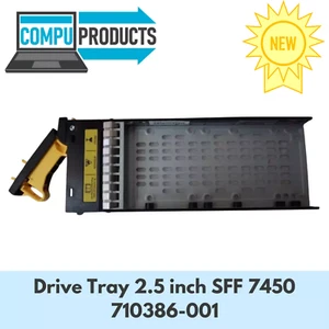 HP Drive Tray 2.5 inch SFF for HP 3PAR StoreServ 7000 / 7450 710386-001 - Picture 1 of 4