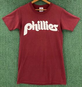 Vintage 90’s Philadelphia Phillies MLB Logo 7 T-Shirt Mens Size XS Single Stitch