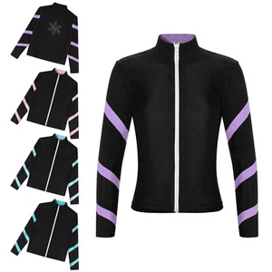 Girls Jacket Activewear Undershirts Exercise Tee Zip Up Coat Sportwear Hiking - Picture 1 of 65