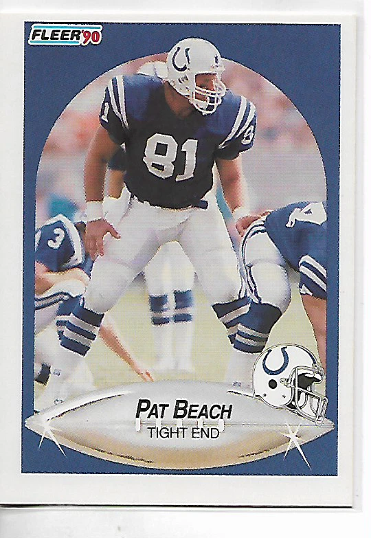 1990 Fleer Pat Beach Card - Image 1 of 1