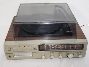 Seville FM/AM Radio Receiver 8 Track Player, BSR Record Player Turntable Stereo - Picture 1 of 10