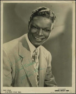 Cole, Nat King. (1919–1965): Signed Photograph - Picture 1 of 1