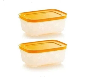 Tupperware Freezer Mates Plus Small Shallow 450ml Set of 2 BRAND NEW - Picture 1 of 1