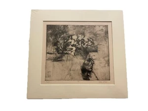 Reverie Daydream Mid Century Signed Aquatint Edition 30 - Picture 1 of 6