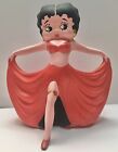 7.5? Ceramic Betty Boop - Matador Stance Lady In Red - Hand Painted