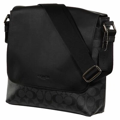 Coach Charles Small Messenger Signature Pvc Womens Style : F28575 - Image 1 of 4