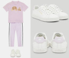 Palm Angels Kids Unisex Girls Boys Leather Tennis Sneakers Shoes BNWT 33 Only A$296.66 on eBay