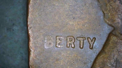 1948 Lincoln Wheat Penny - Clipped Planchet - Image 1 of 4