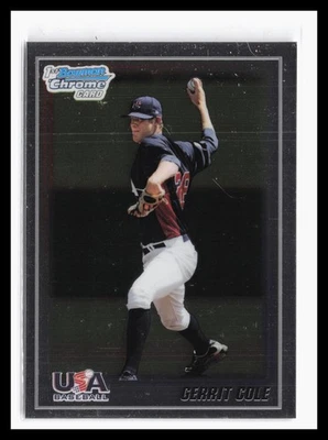 2010 Bowman Chrome USA Baseball #USA-BC5 Gerrit Cole RC SP JA - Image 1 of 2