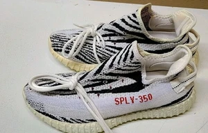 Adidas YZY Yeezy Boost 350 V2 Zebra Negro Blanco Talla 10 Para Hombre Sin Usar Sin Caja - Imagen 1 de 10