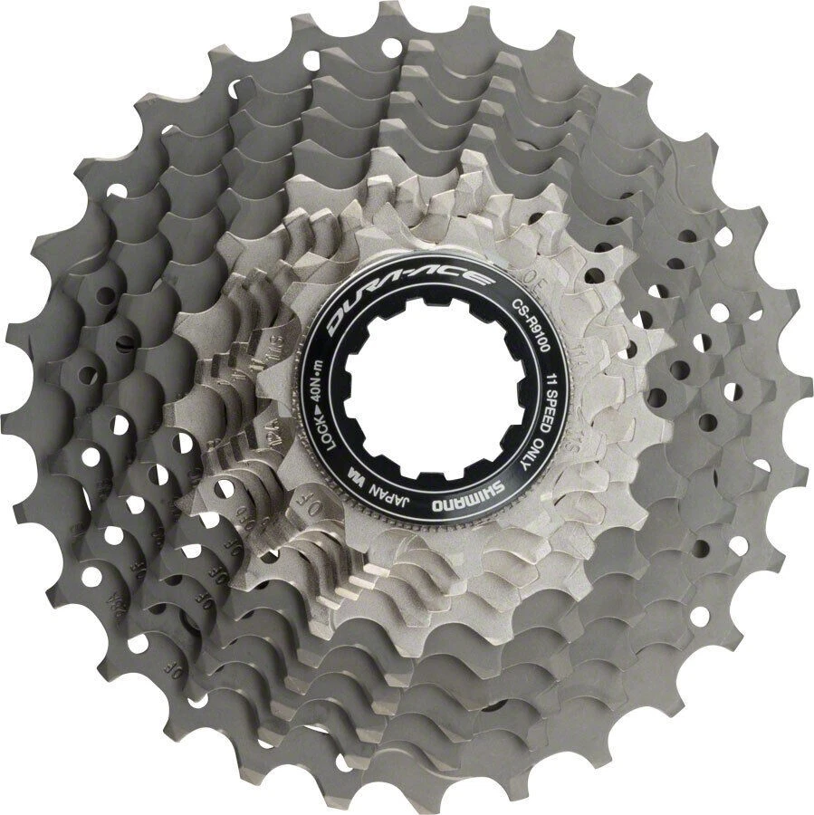 Cassette Shimano Dura Ace CS-R9100 - 11 velocidades, 11-28t, plateado/gris Foto 1 de 1