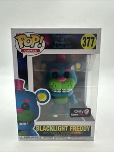 FUNKO POP! Five Nights at Freddy's GameStop Exclusive Black Light Freddy #377 - Picture 1 of 6