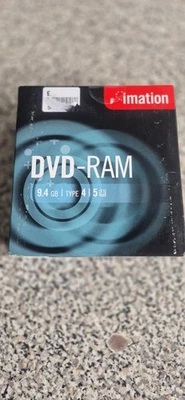Imation DVD-RAM 4.7GB REWRITABLE DOUBLE SIDED - TYPE 2 DISC 7disks brand new - Image 1 of 4