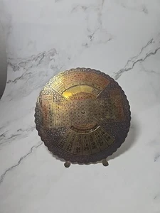 Antique massive Perpetual Calendar 400 years Stand Desk past, present, future... - Picture 1 of 5