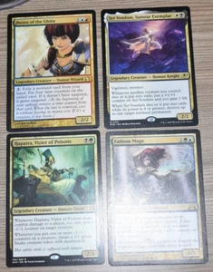 MTG 4x Rare Jhoira of the Ghitu Syr Vondam Hapatra Vizir of Poisons Fathom Mage - Bild 1 von 2