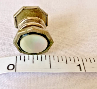 Gemelos vintage tono plata y madreperla-marcados PRES-TO Foto 1 de 4