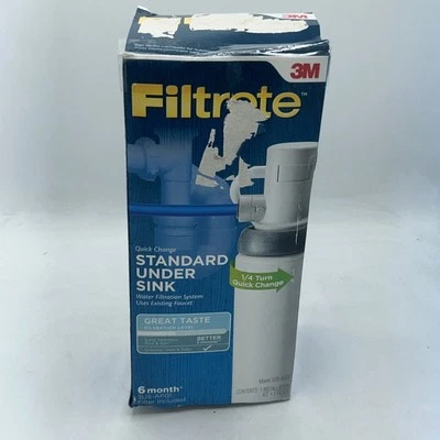 NOB 3M Filtrete Quick Change Standard Under Sink Filter System Model #3US-AS01 - Image 1 of 2