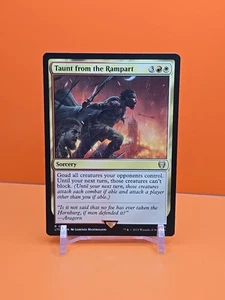 🔴⚪️ 2023 Magic The Gathering TAUNT FROM THE RAMPART #71 Commander: LOTR: TOME - Picture 1 of 2