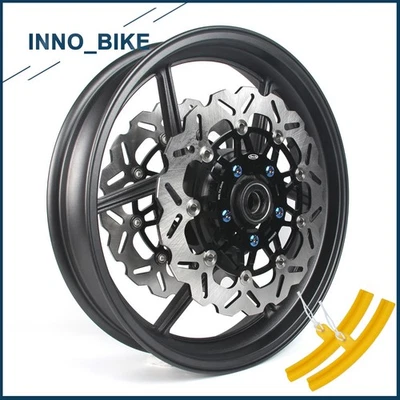 Передний обод колеса 17 x 3,5 дюйма + тормозные диски для Kawasaki Ninja ZX10R 2004 2005 - Изображение 1 из 4