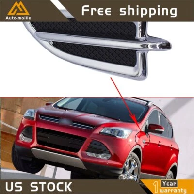 Front Fender Vent Moulding Trim Left Driver Side For Ford Escape 2013 2014 2015 - Image 1 of 4