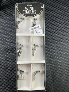 Wine Bottle Charms - Theme for the Charms is Girl Fashion - NEW - IN7289 - Picture 1 of 6