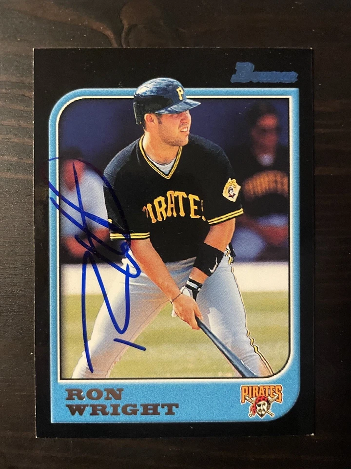 1997 Bowman #165 Ron Wright Pittsburgh Pirates Signed Card Autographed - Image 1 of 1