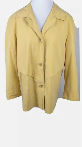 Giacca San Valentino Donna Tg L Giallo Lt Peso Misto Cotone Morbido B33