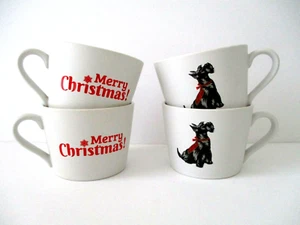 Set di 4 TAZZE PER CANI GRACE SCOTTIE 12 oz. Nuovo - Foto 1 di 4