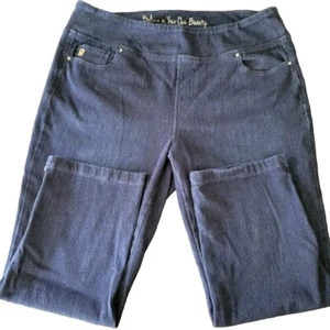 Pantalones de mezclilla Belle Kim Gravel para mujer 18 W elásticos cree en tu propia belleza - Imagen 1 de 17