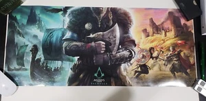 Assassin's Creed Valhalla GAMESTOP 12" x 28" Two Sided Poster #224447224447 - Picture 1 of 3