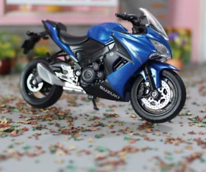 1:18 Diecast Toy GSX S1000F Motorcycle Model Alloy Racing Bike Birthday Gift New