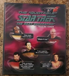 STAR TREK : TNG Quotable Rittenhouse 2005 YABIGMIKES BUNDLE Autos+Costumes++๐ฅ - Picture 1 of 24