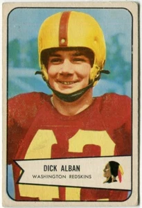 1954 Bowman #51 Dick Alban Washington Redskins - Picture 1 of 2