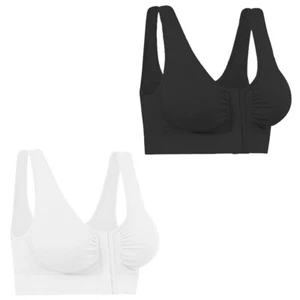 Miracle Bamboo Comfort Bra Deluxe front closure- XL(40-43)- 2 - Picture 1 of 7
