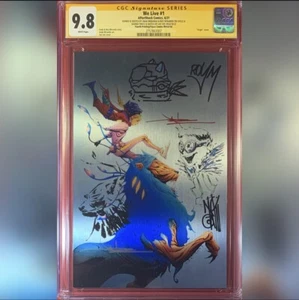 WE LIVE #1 JAE LEE METAL VARIANT CGC 9.8 SKETCH BY JAE LEE INAKI ROY MIRANDA - Picture 1 of 1