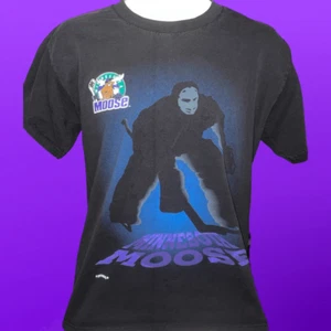 Camiseta de portero de hockey Lee Sport NHL Minnesota Moose de la década de 1990 de colección talla M #12 - Imagen 1 de 9