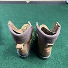 Vtg Mont Blanc Mens Brown Leather Work Mountaineering Hiking Boots Mens Sz 75D