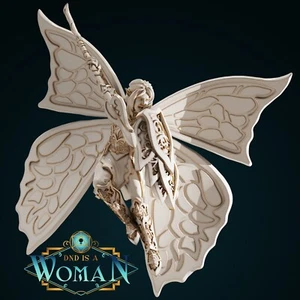 Fairy Paladin - Lavender | Dungeons and Dragons Miniature D&D | DnD is a Woman - Picture 1 of 3