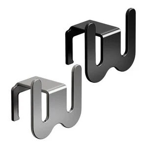 2pcs Self Adhesive Shoe Holder Organizer Rack Round Corner Bathroom Slipper Rack - Picture 1 of 14