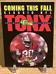 Clásico NFL Tonx The Milk Cap 1993 juego sin perforar Jerry Rice San Francisco 49ers - Imagen 1 de 2